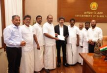 தமிழக முதலமைச்சரைச் சந்தித்த தமிழ்த் தேசியப் பேரவையினர்!